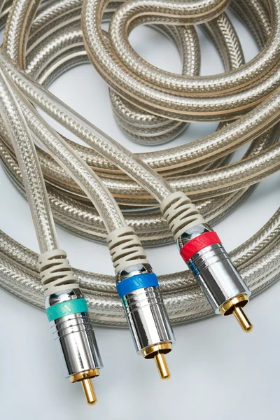 Component video-kabel — Stockfoto