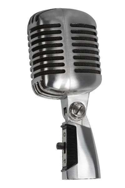 Bellissimo vecchio microfono — Foto Stock
