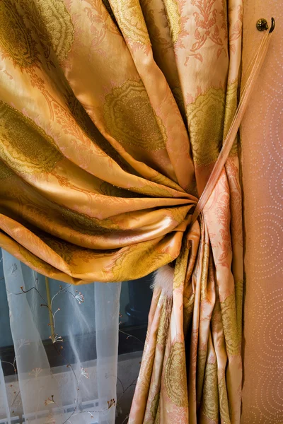 窗帘与饰品 — 图库照片