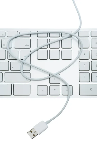 Moderne und stilvolle Tastatur — Stockfoto