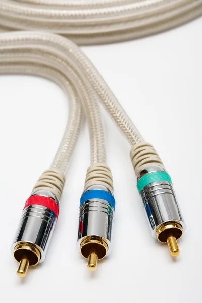 Component video-kabel — Stockfoto
