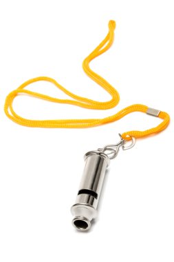 Metal whistle clipart