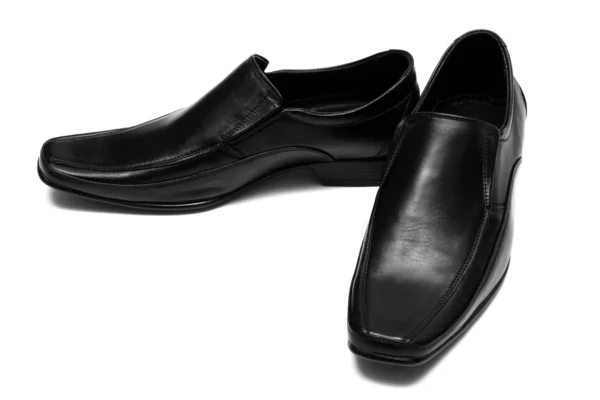 Svarta låga skor — Stockfoto