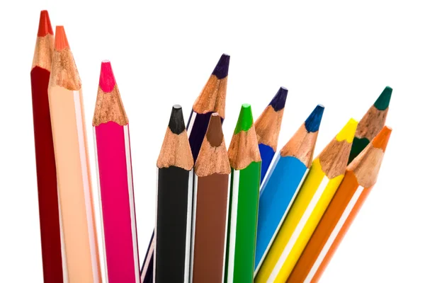 아름 다운 색깔 연필 — 스톡 사진