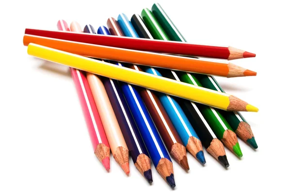 Ołówki piękny kolor — Zdjęcie stockowe
