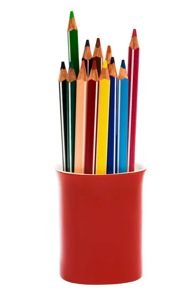 美丽的彩色铅笔 — 图库照片