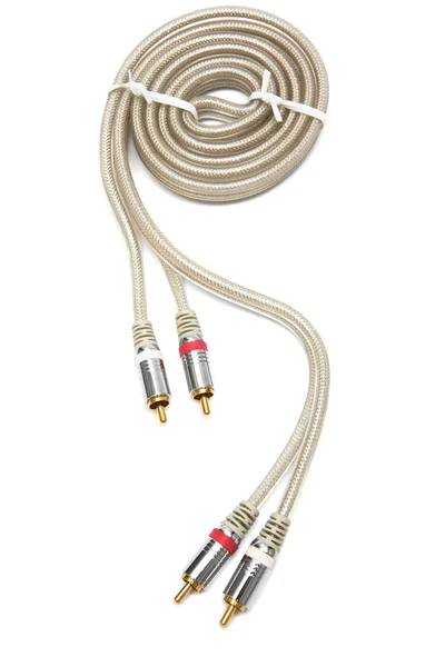 Moderna audio-kabel — Stockfoto
