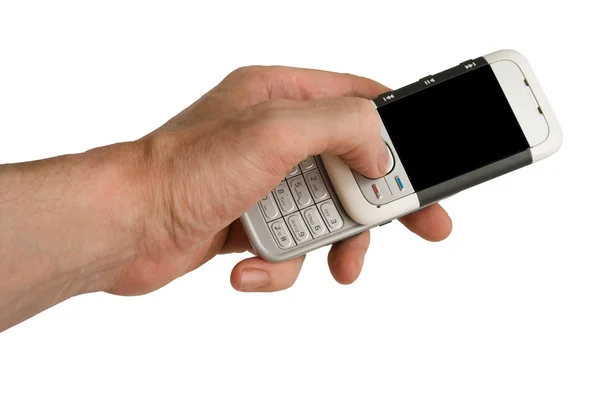 Telefon w rękę — Zdjęcie stockowe
