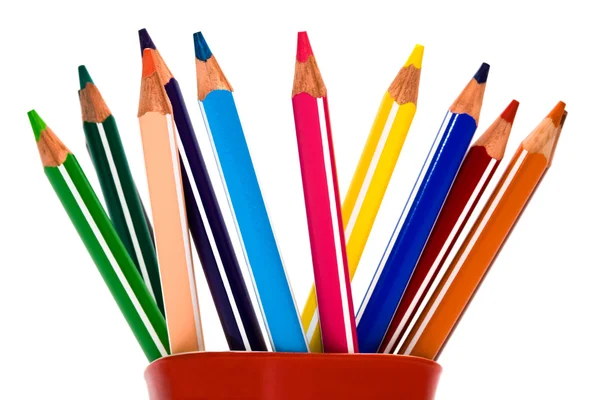Красивые цветные карандаши — стоковое фото