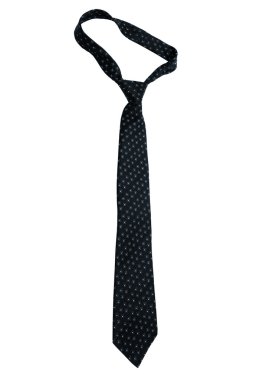 Black necktie clipart