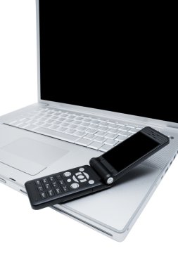 Mobile phone and computer clipart