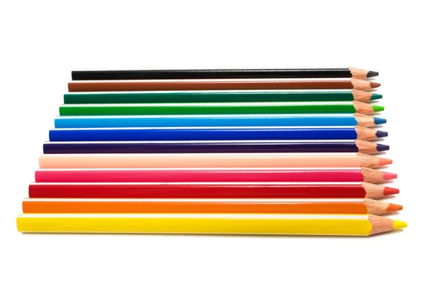 Ołówki piękny kolor — Zdjęcie stockowe