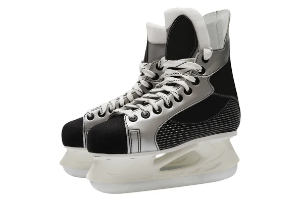 在白色背景上的新的和现代的溜冰鞋 — 图库照片