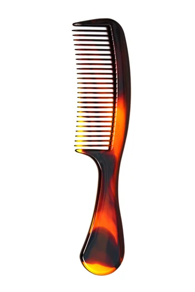 Escova de cabelo de plástico — Fotografia de Stock