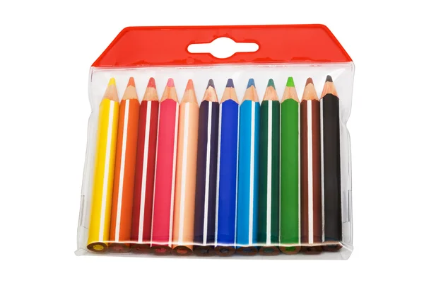 Gyönyörű színes ceruzák — Stock Fotó