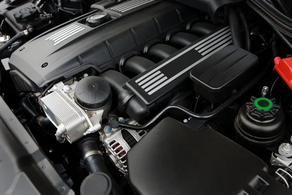 Powerful Engine Modern Car — Stock Photo, Image