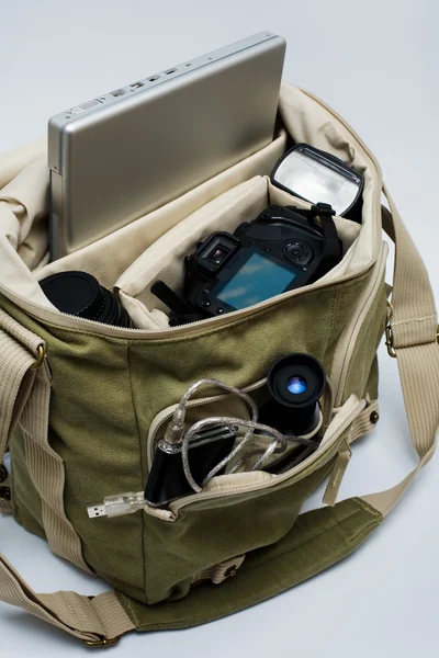 Laptop in a bag — Stock Photo, Image