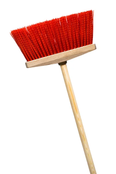 Beautiful Red Mop White Background — Stock Photo, Image