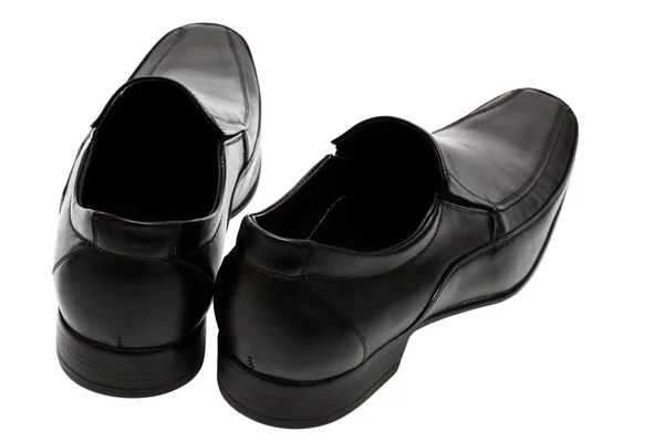 Czarne buty niskie — Zdjęcie stockowe