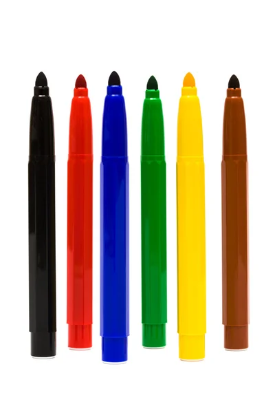 रंग वाटले टिप पेन — स्टॉक फोटो, इमेज