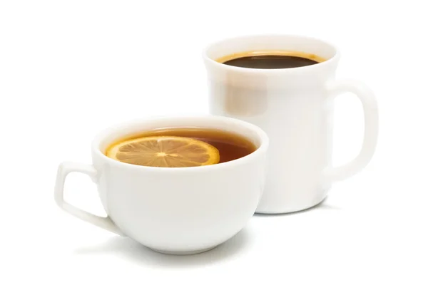 Τσάι και καφέ — Φωτογραφία Αρχείου