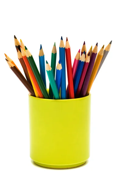 Красивые цветные карандаши — стоковое фото