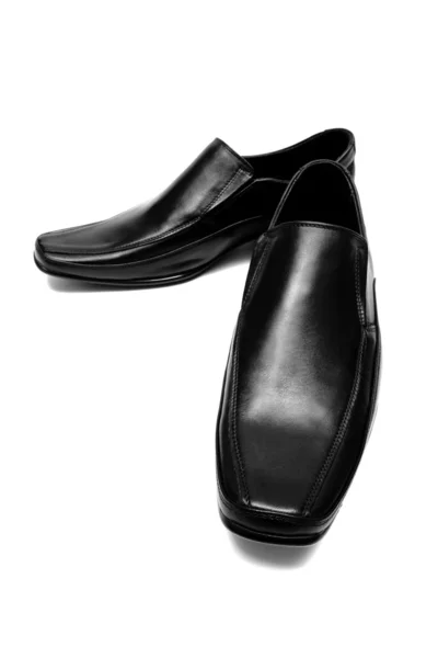Schwarze niedrige Schuhe — Stockfoto