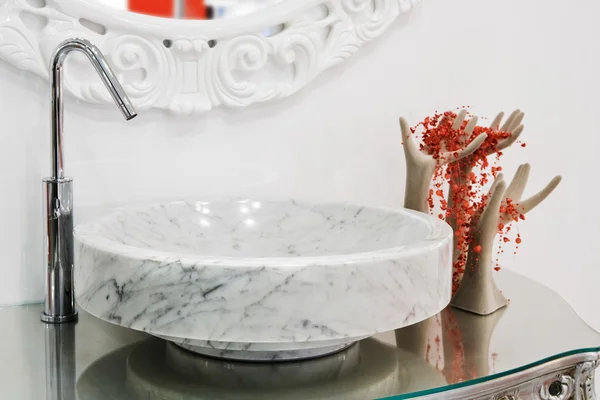 Marble sink — Stock Photo, Image