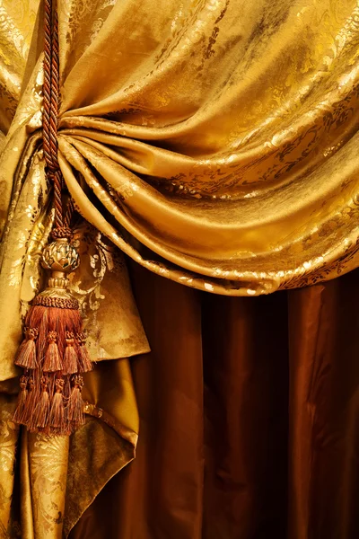La cortina con el ornamento — Foto de Stock