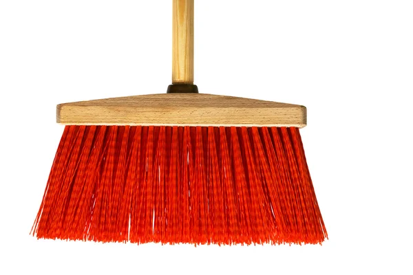 Beautiful Red Mop White Background — Stock Photo, Image