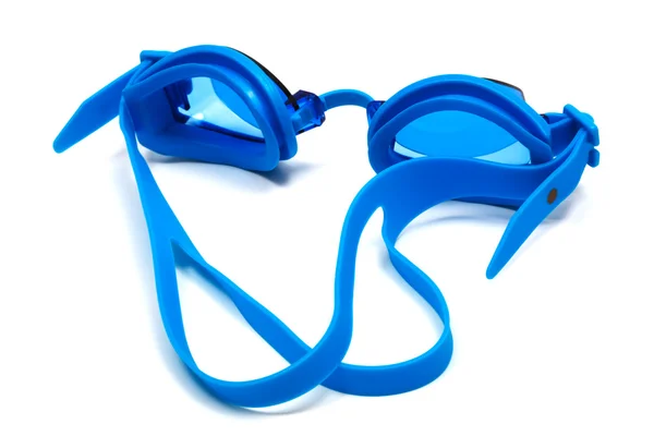 Glasses Swimming White Background — Stock Photo, Image