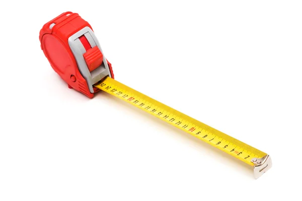 Red New Tape Measure White Background Royalty Free Stock Photos