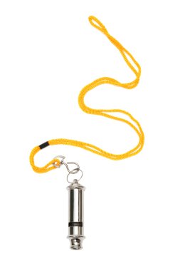 Metal whistle clipart