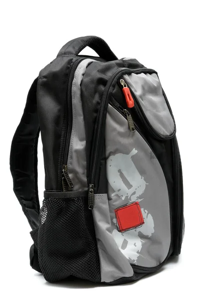 Modern Fashionable Backpack White Background — Stock Photo, Image