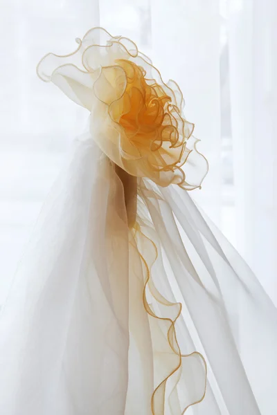Curtains of tulle — Stock Photo, Image