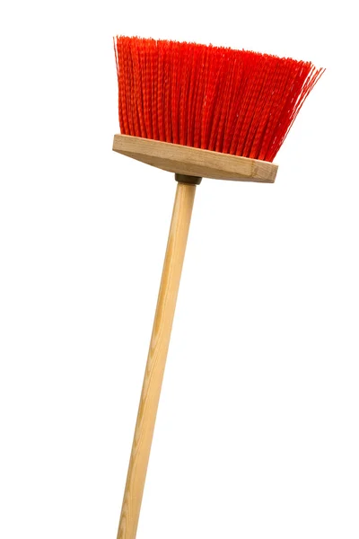 Red broom — Stock Photo, Image