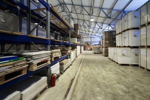 Storage Goods Modern Warehouse — Stock Photo, Image