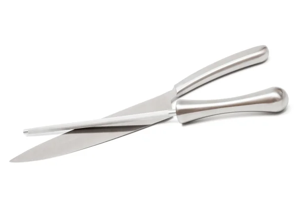 Çelik Mutfak bıçağı — Stok fotoğraf