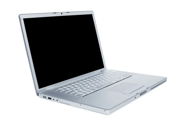 Сучасний Стильний Ноутбук Білому Тлі — стокове фото