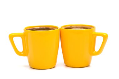 Mugs of coffee clipart