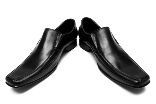 Sepatu hitam rendahan — Stok Foto