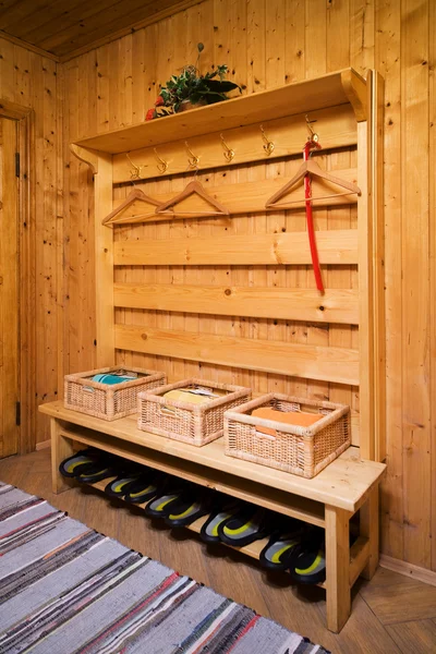 Wooden and beautiful sauna — Stock Photo, Image