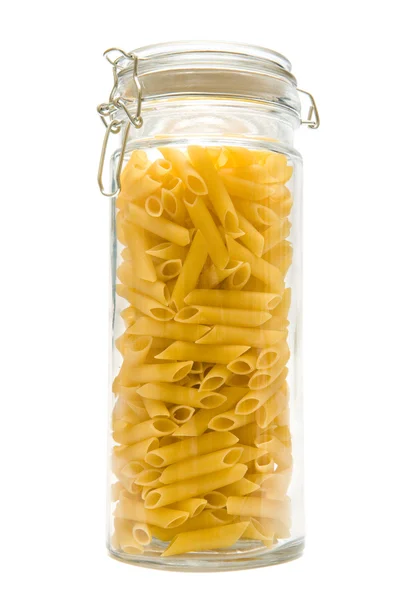 Macaroni ในขวดแก้ว — ภาพถ่ายสต็อก