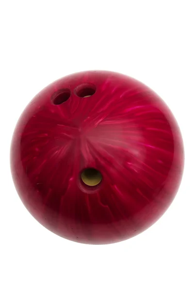 Ballspiel Bowling Auf Weißem Hintergrund — Stockfoto