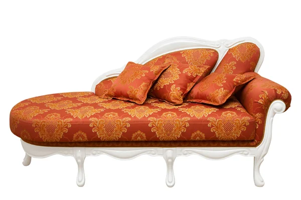 Bellissimo divano rosso — Foto Stock