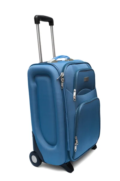 Modern Large Suitcase White Background — Stock Photo, Image