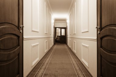 Long corridor clipart