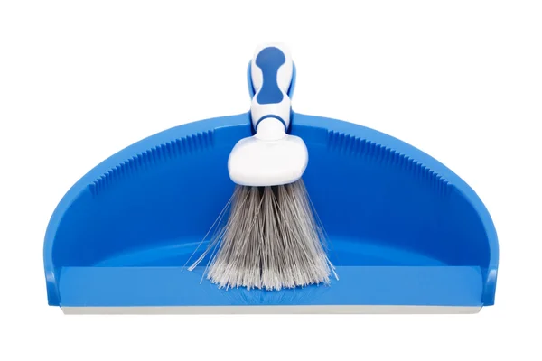 Dustpan Brush White Background — Stock Photo, Image