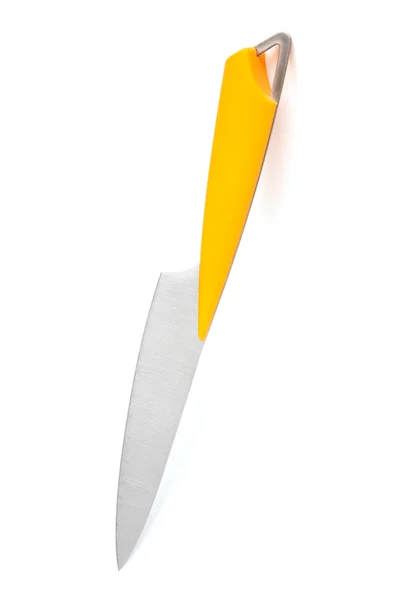 Beyaz Arka Planda Yeni Bir Mutfak Bıçağı — Stok fotoğraf
