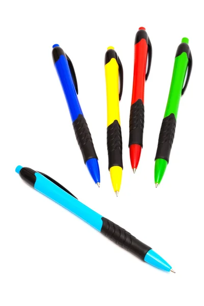 Color ballpoint pens — Stock Photo, Image